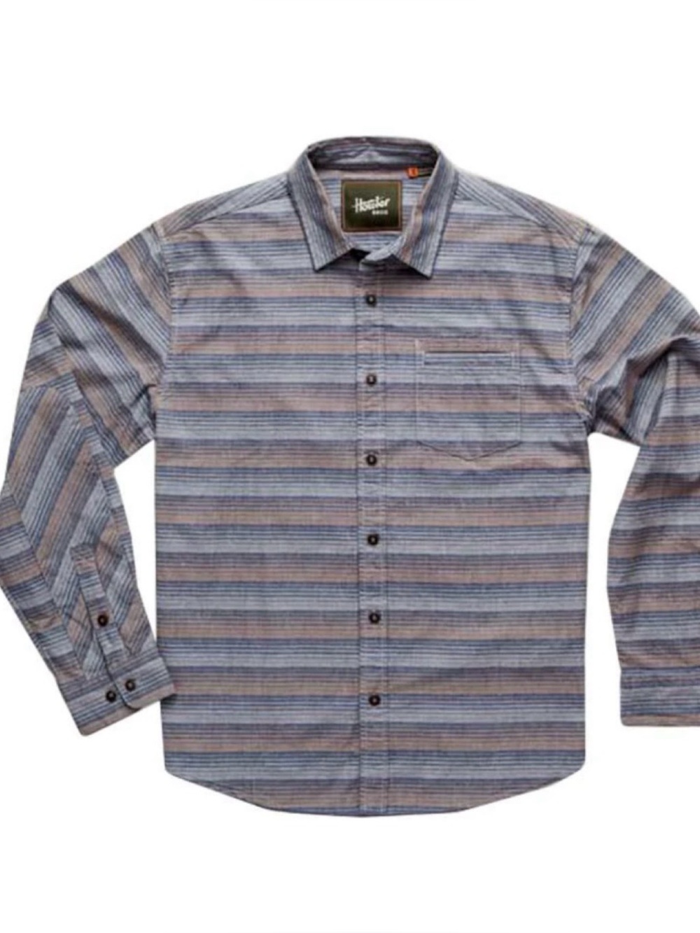 NWOT Howler Bros Enfield Long Sleeve Heed The Call Buttondown in Dusk Size Large